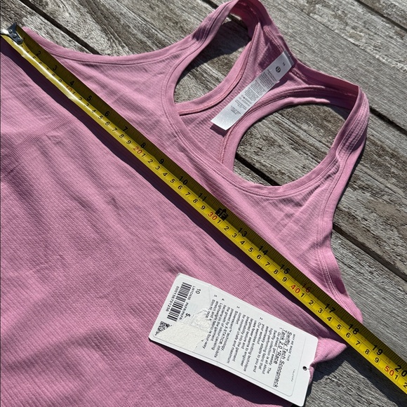 Lululemon Swiftly Tech Racerback Tank Top 2.0  pink‎ frosting size 10 NWT - Picture 4 of 6